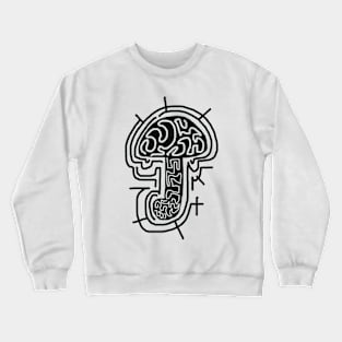 Runic Mushroom Crewneck Sweatshirt